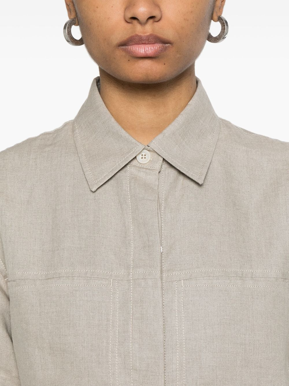 Max Mara Women Linen Shirt - 2
