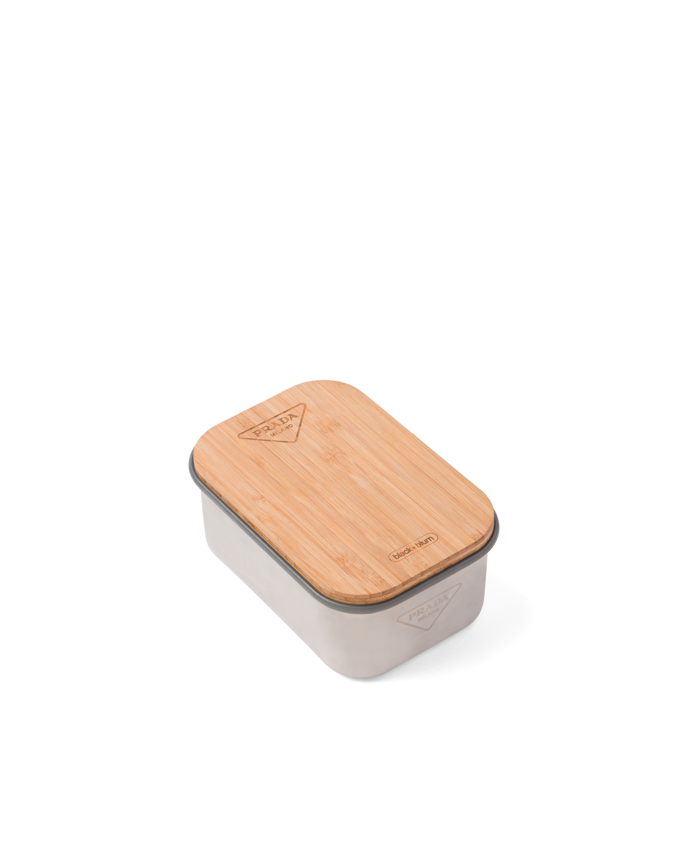 Prada Stainless steel sandwich box | REVERSIBLE