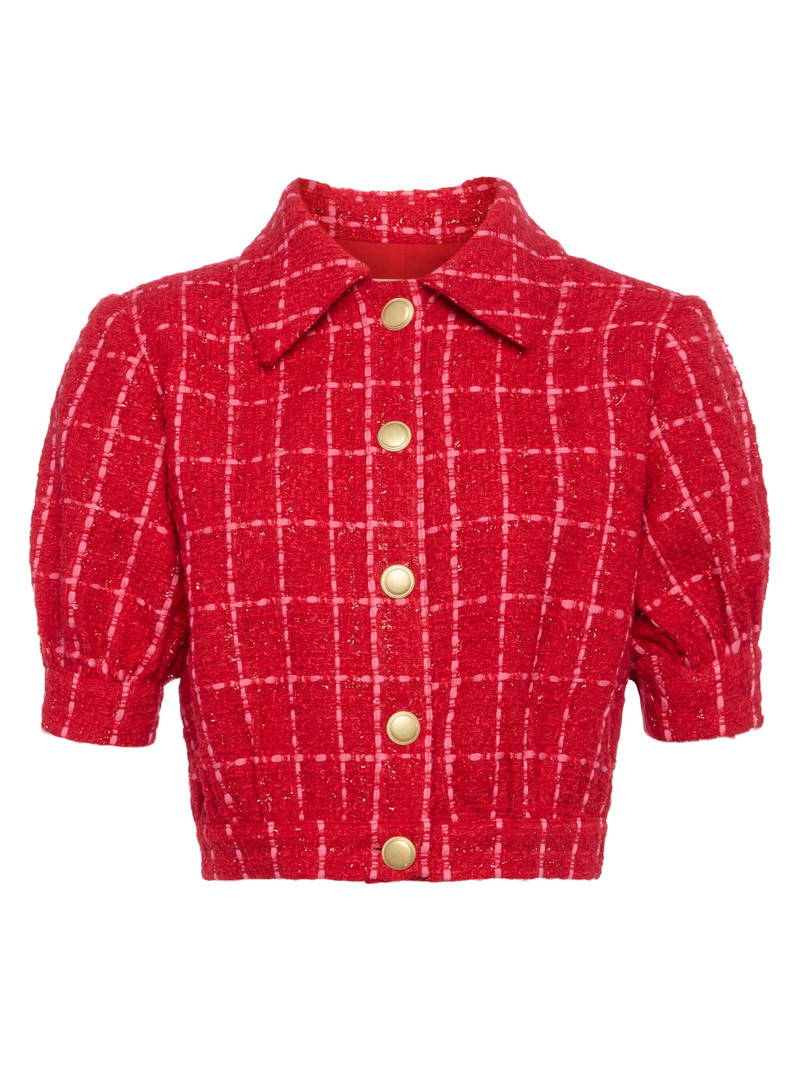 Cove Cropped Tweed Jacket 1