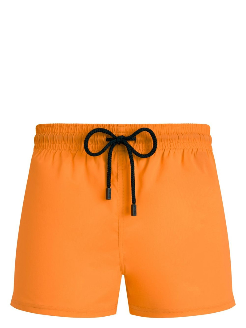logo-patch swim shorts 1