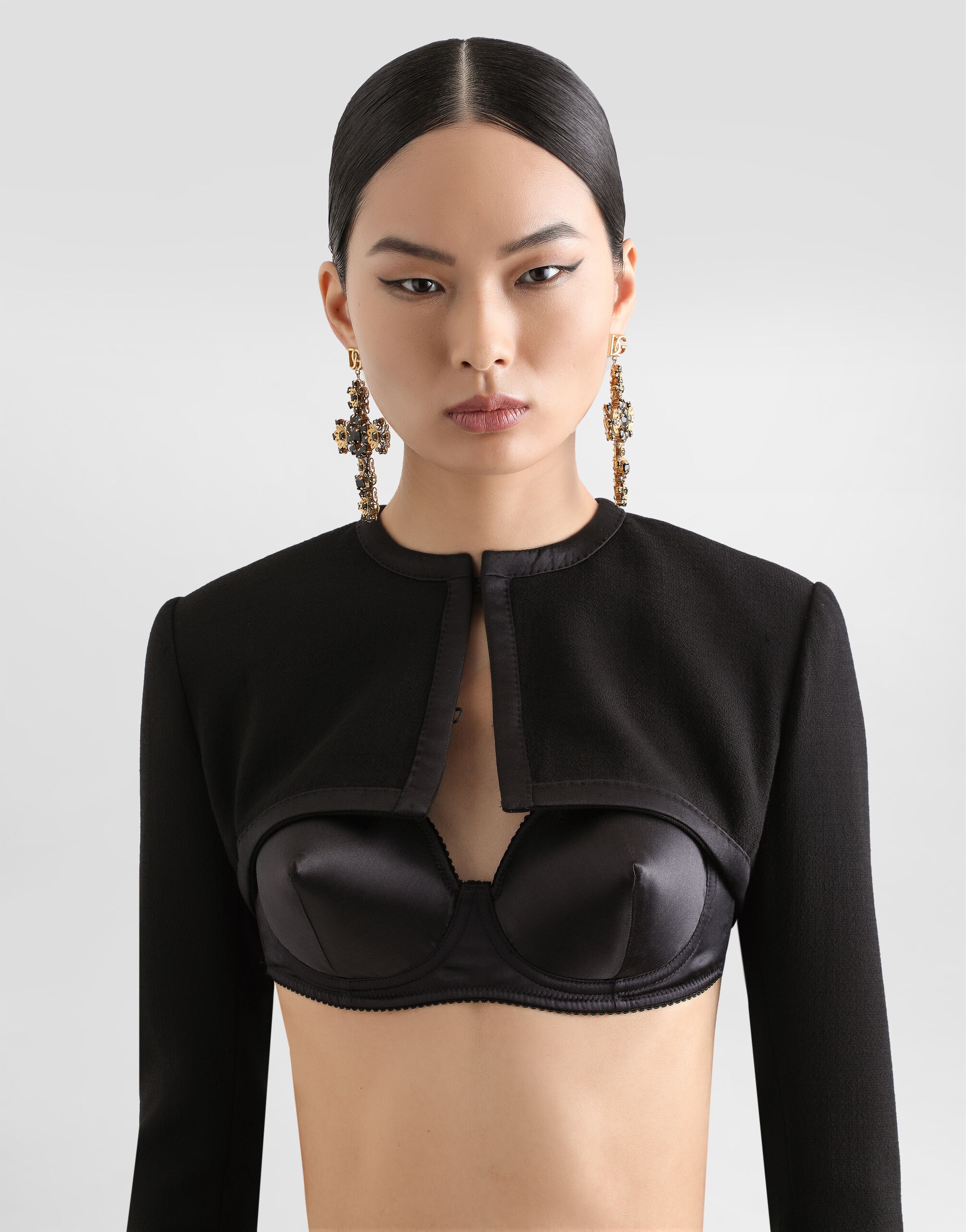 Wool crepe shrug - 6