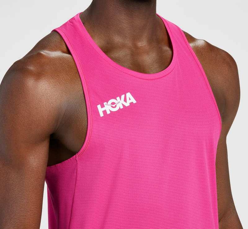 HOKA Men's Glide Singlet outlook