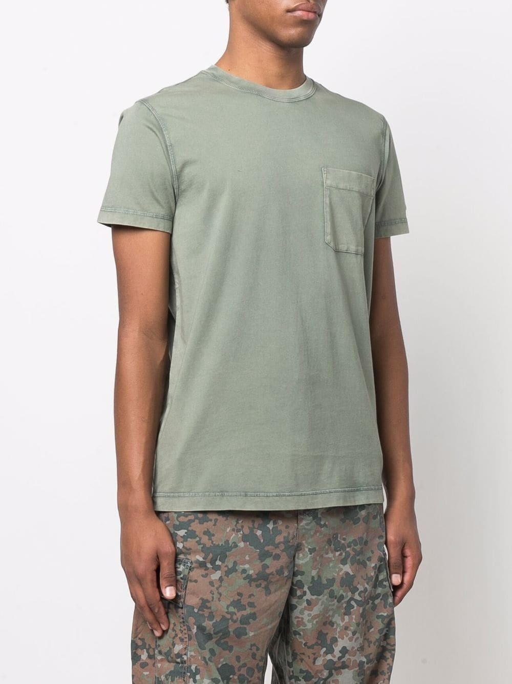 chest patch pocket T-shirt - 3