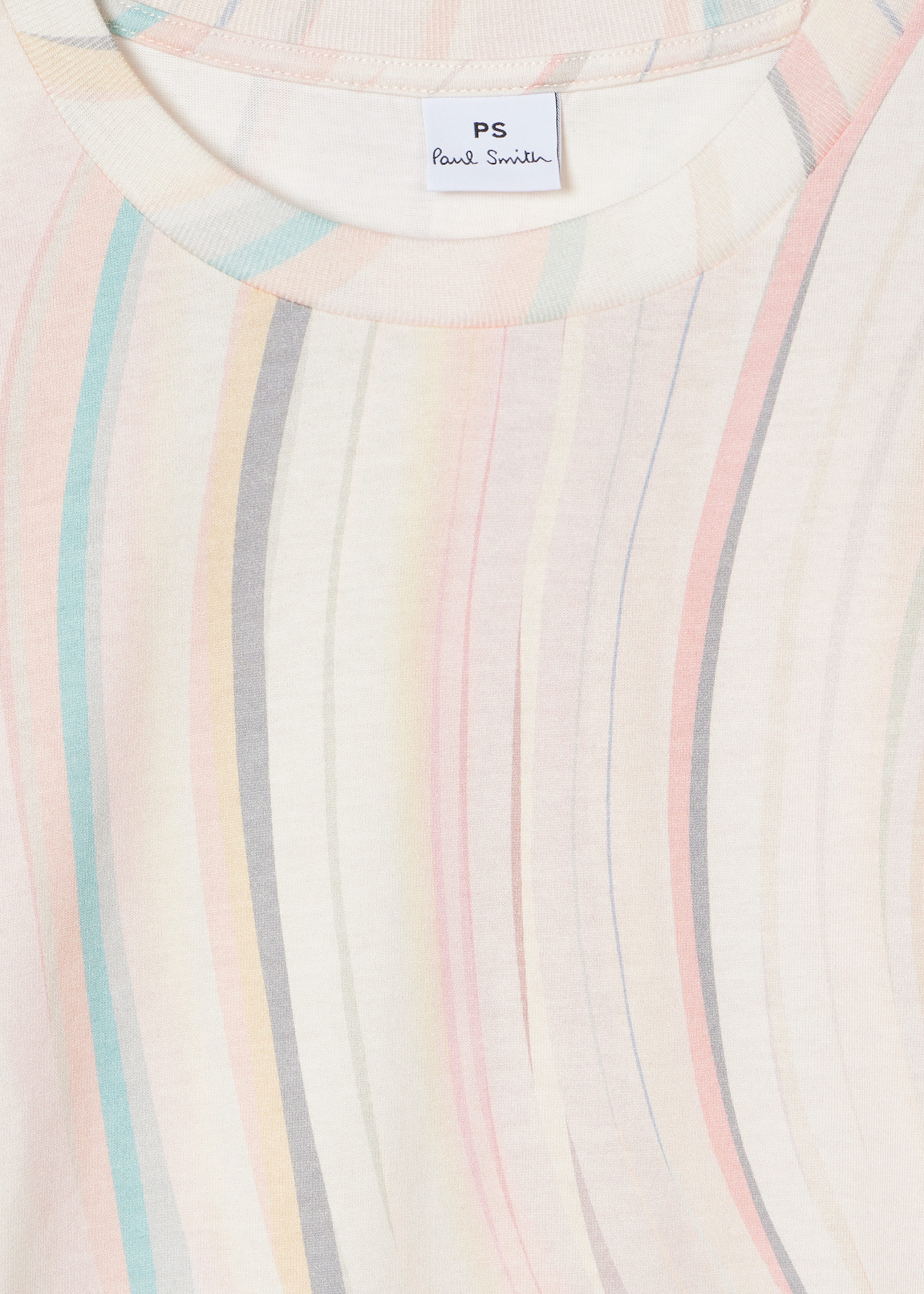 Women's 'Faded Swirl' Cotton T-Shirt - 2
