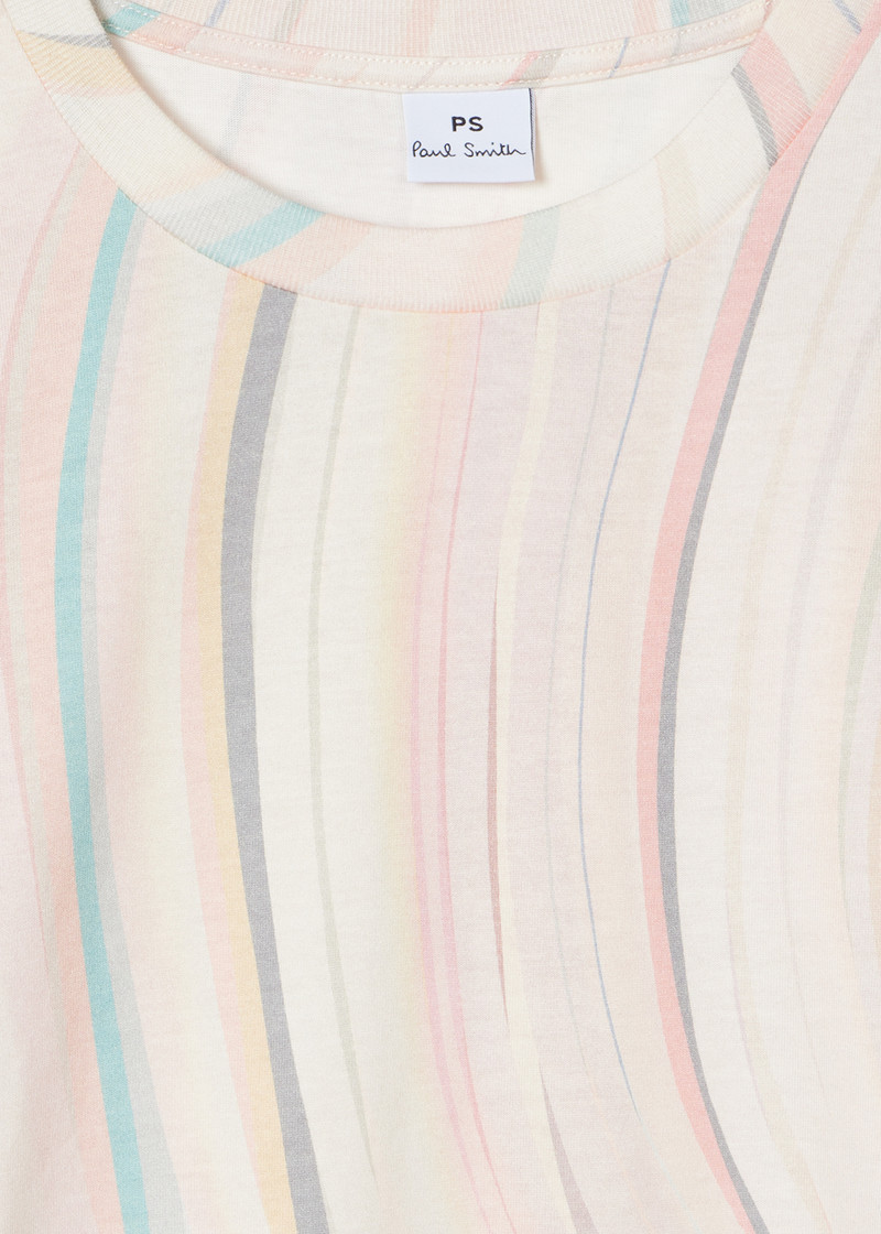 Paul Smith Women's 'Faded Swirl' Cotton T-Shirt outlook