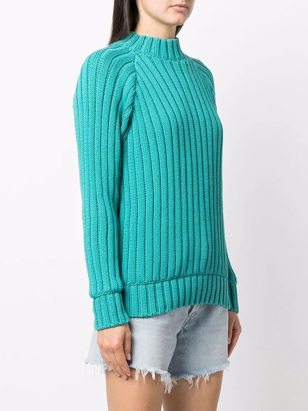 ribbed knit jumper - 3