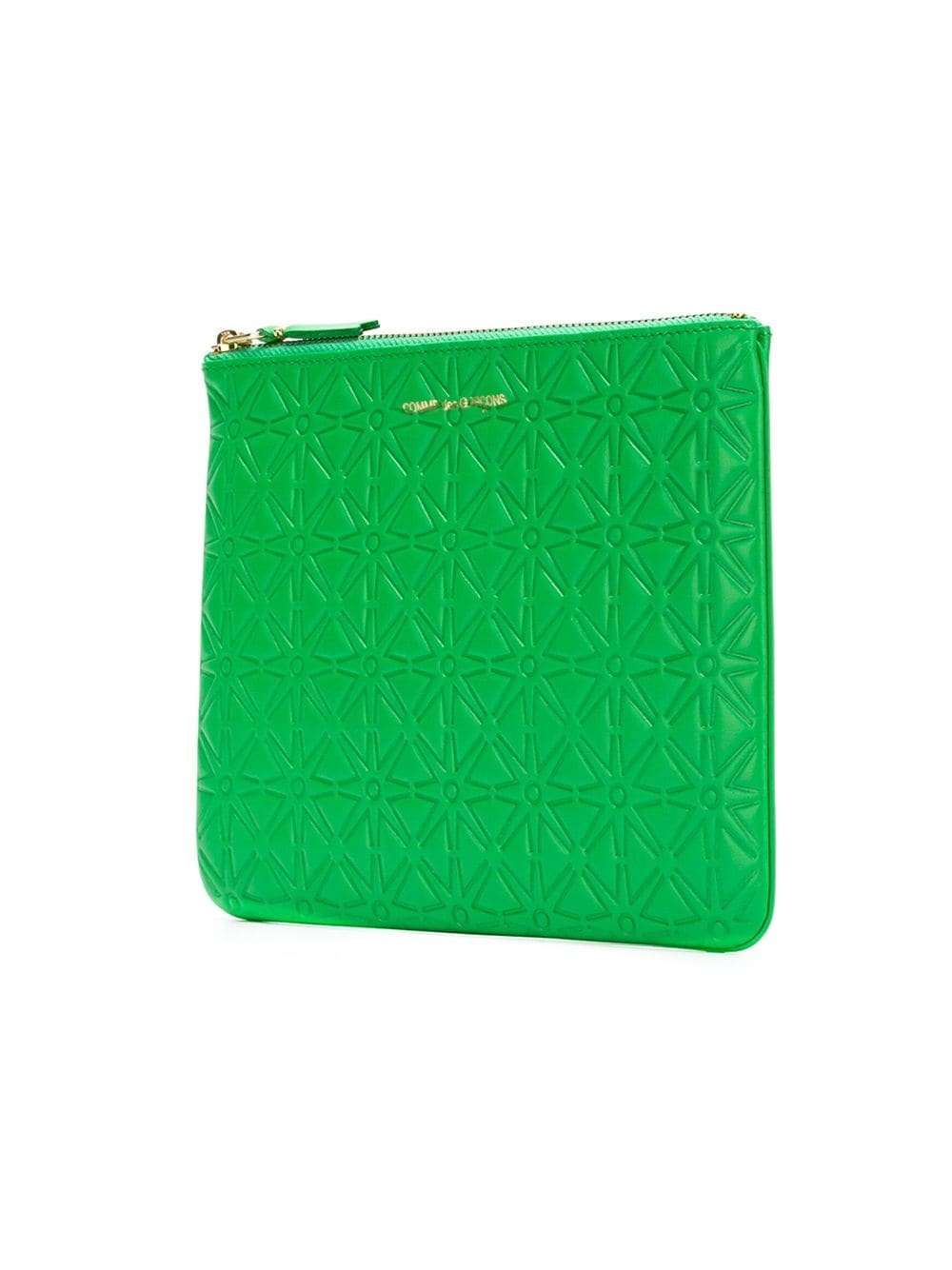 embossed leather wallet - 5