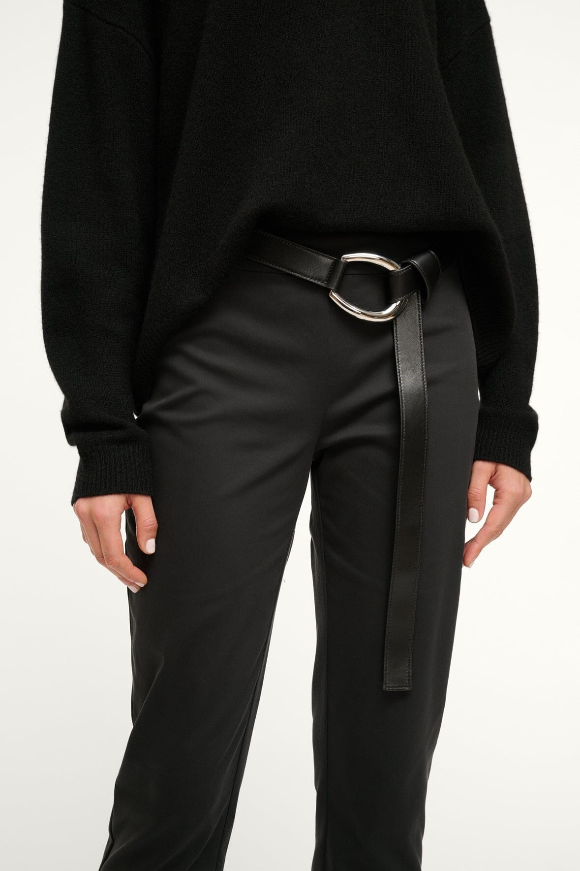 STAUD 30MM WRAP BELT BLACK SILVER - 4