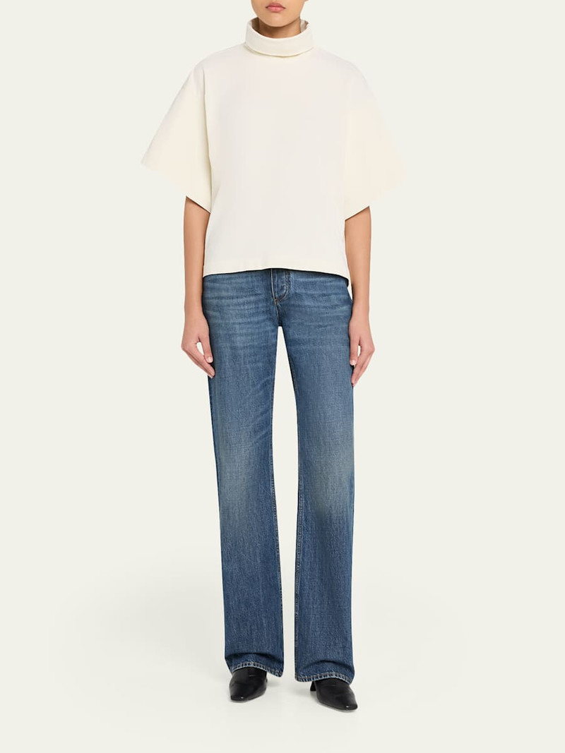 RÙADH Orbital Mock-Neck Short-Sleeve T-Shirt outlook