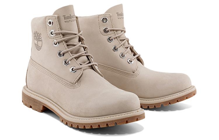 (WMNS) Timberland Nellie 6 Inch Waterproof Boots 'Light Taupe Nubuck' A44KU - 3