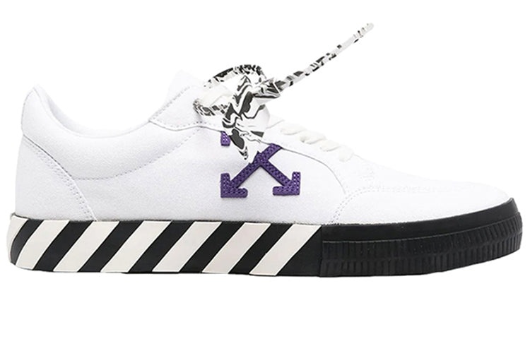 Off-White Vulc Sneaker Low 'White Purple' OMIA085R21FAB0010137 - 2