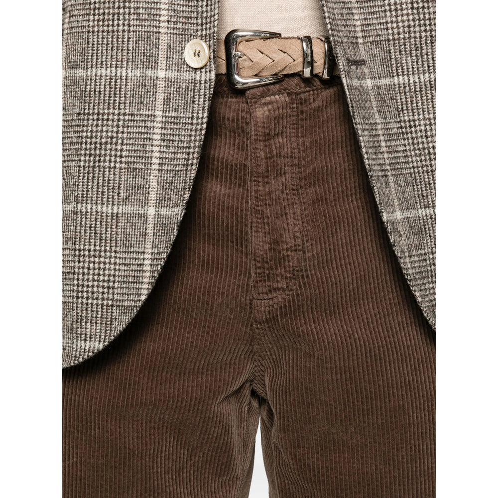 Brunello Cucinelli Brown Trousers - Regular & Straight-Leg Trousers Men - 5