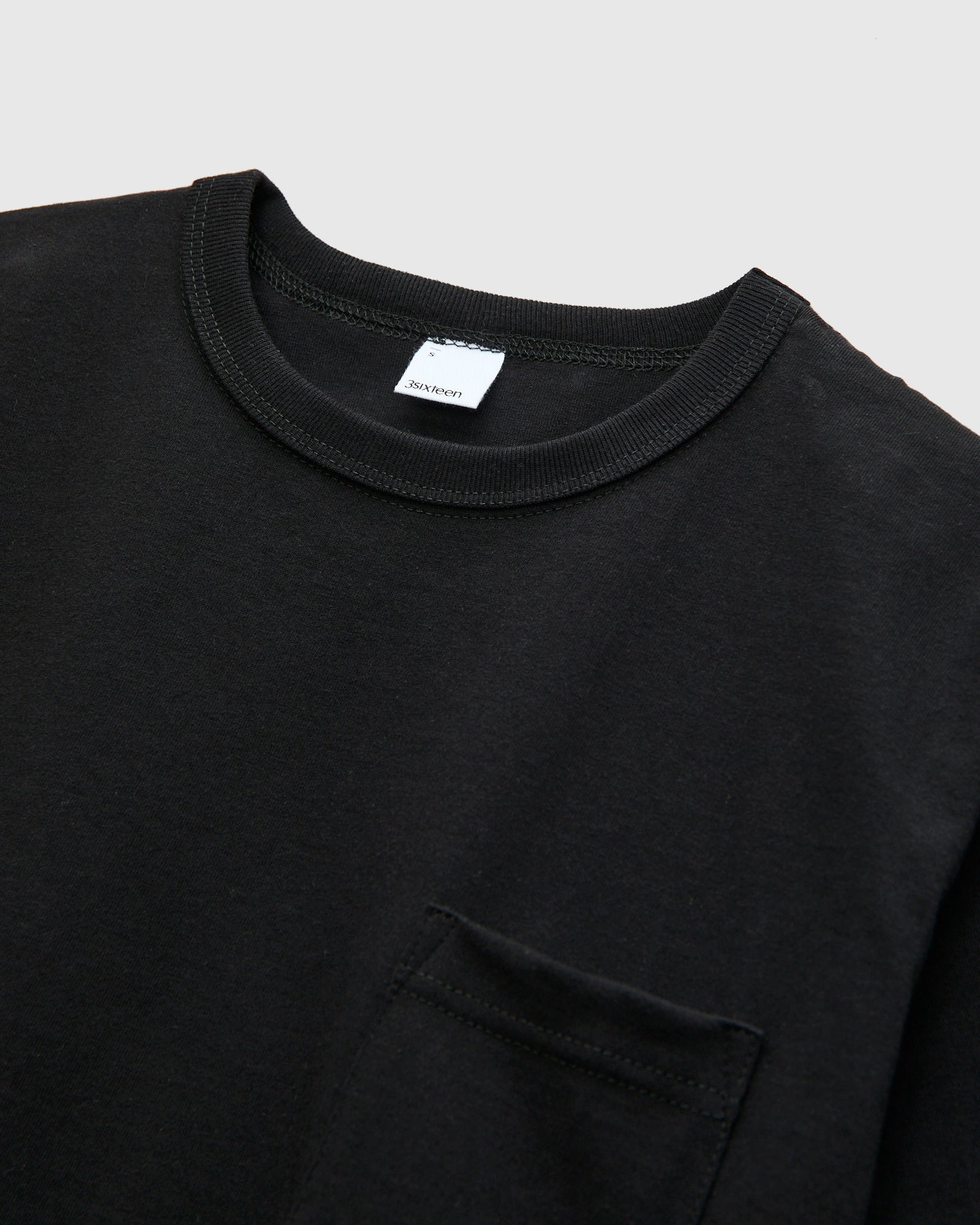 2-Pack Heavyweight Pocket T-Shirts in Black - 3