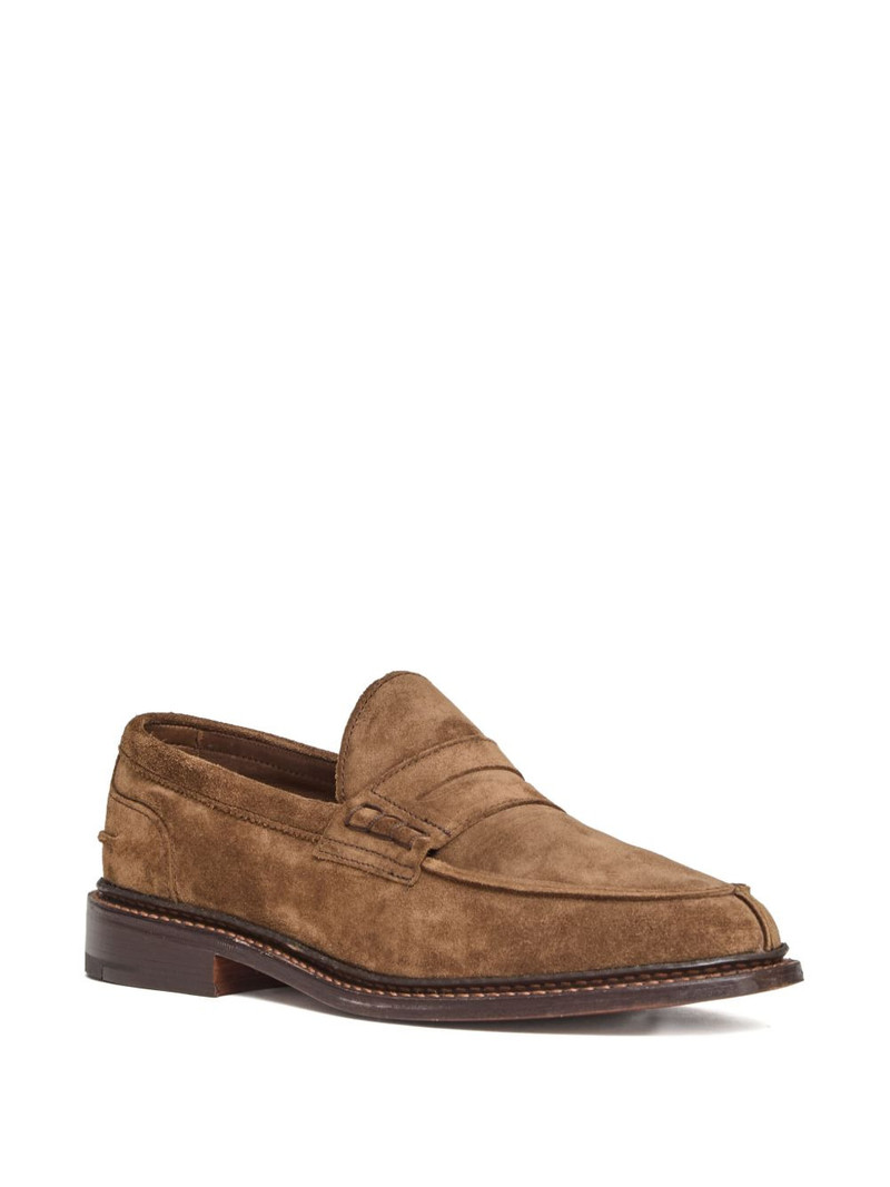 Tricker's Adam suede loafers outlook