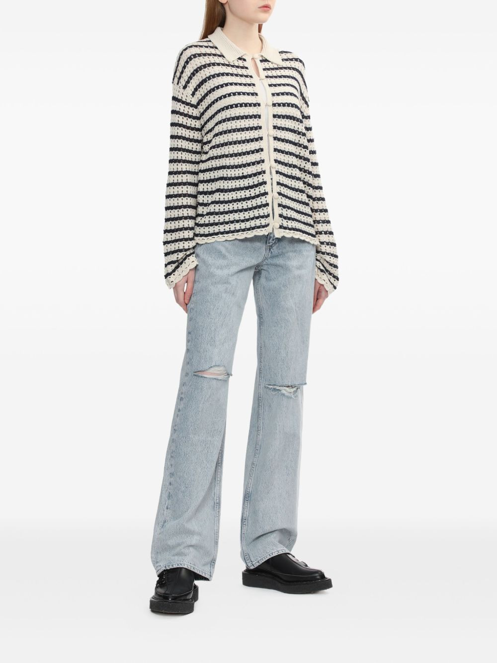 Shea knee-rip jeans - 2