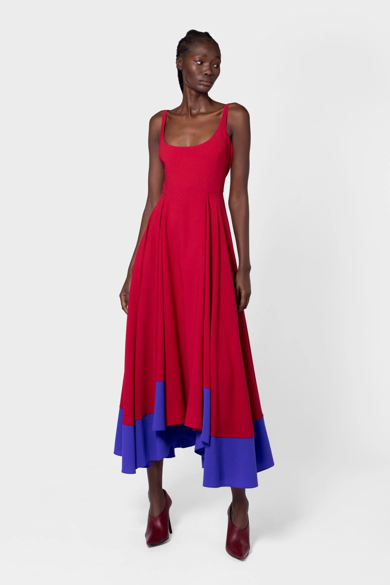 Roksanda Awn Floaty Midi Dress in Amaranthus at Nordstrom - 1