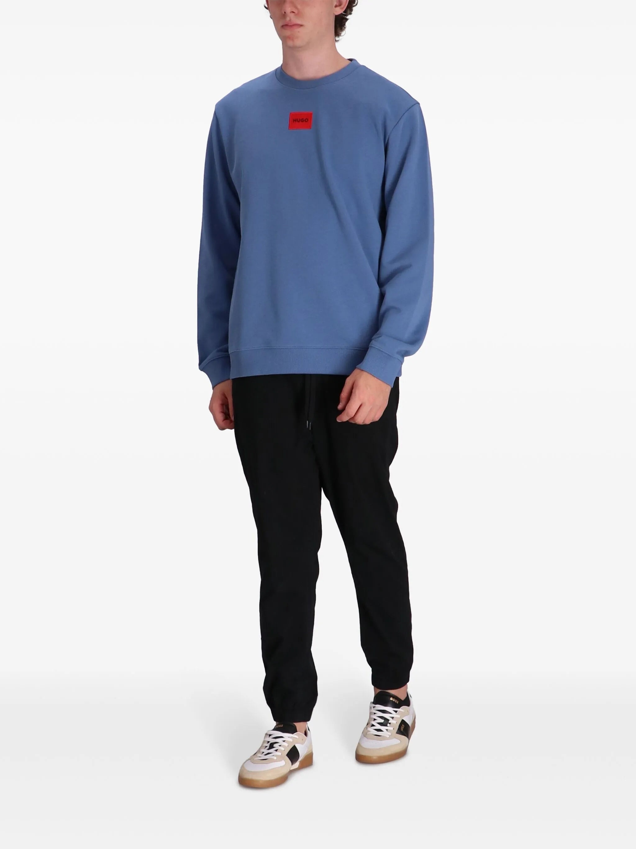 Hugo Logo-patch Cotton Sweatshirt - 4