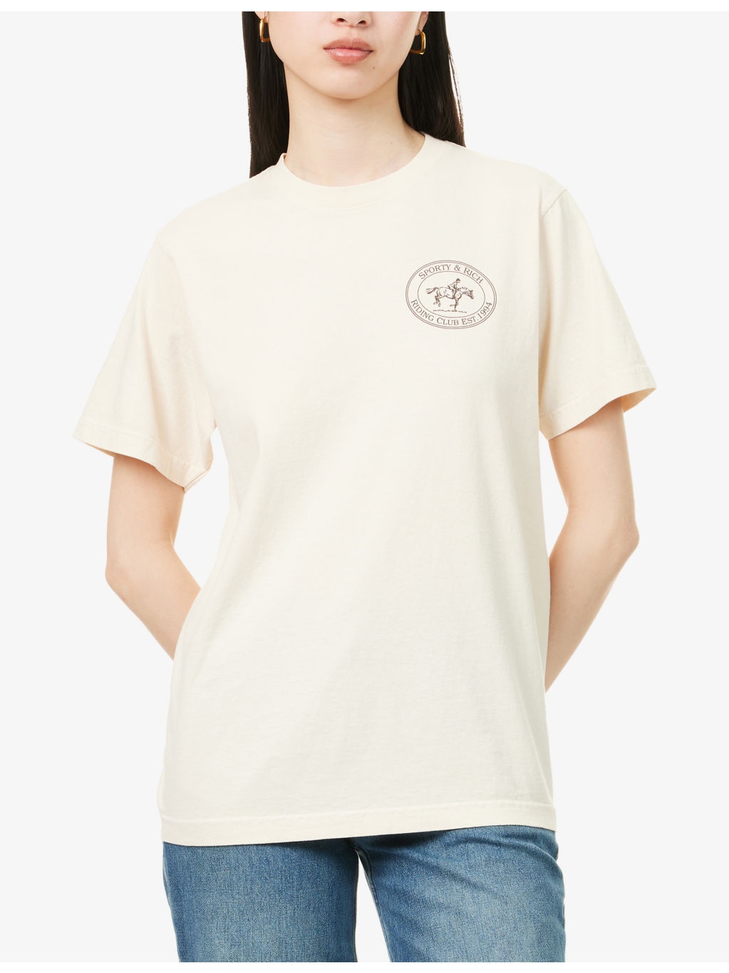 Riding Club Logo-Print Cotton-Jersey T-shirt - 3