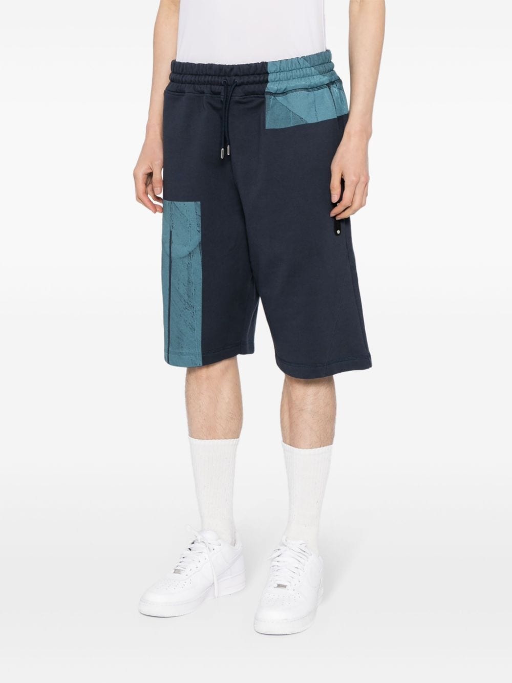 Strand colour-block cotton track shorts - 3