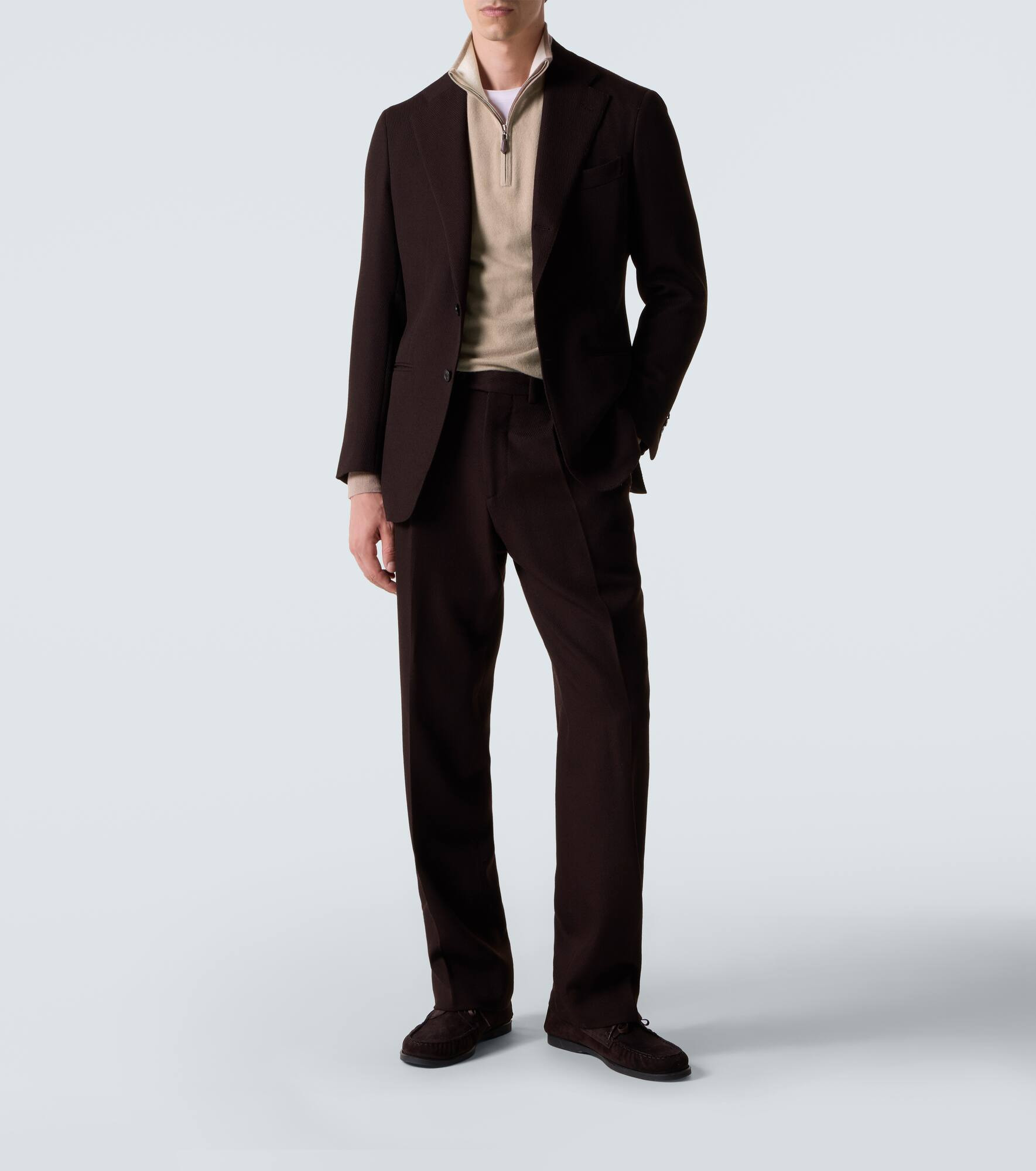 Mr Fenchurch cashmere half-zip sweater - 2