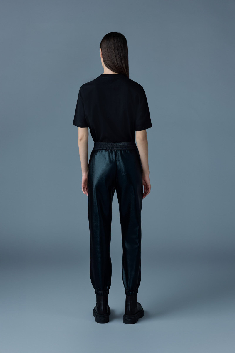 NEV-M Metallic finish double-face jersey sweatpants 4