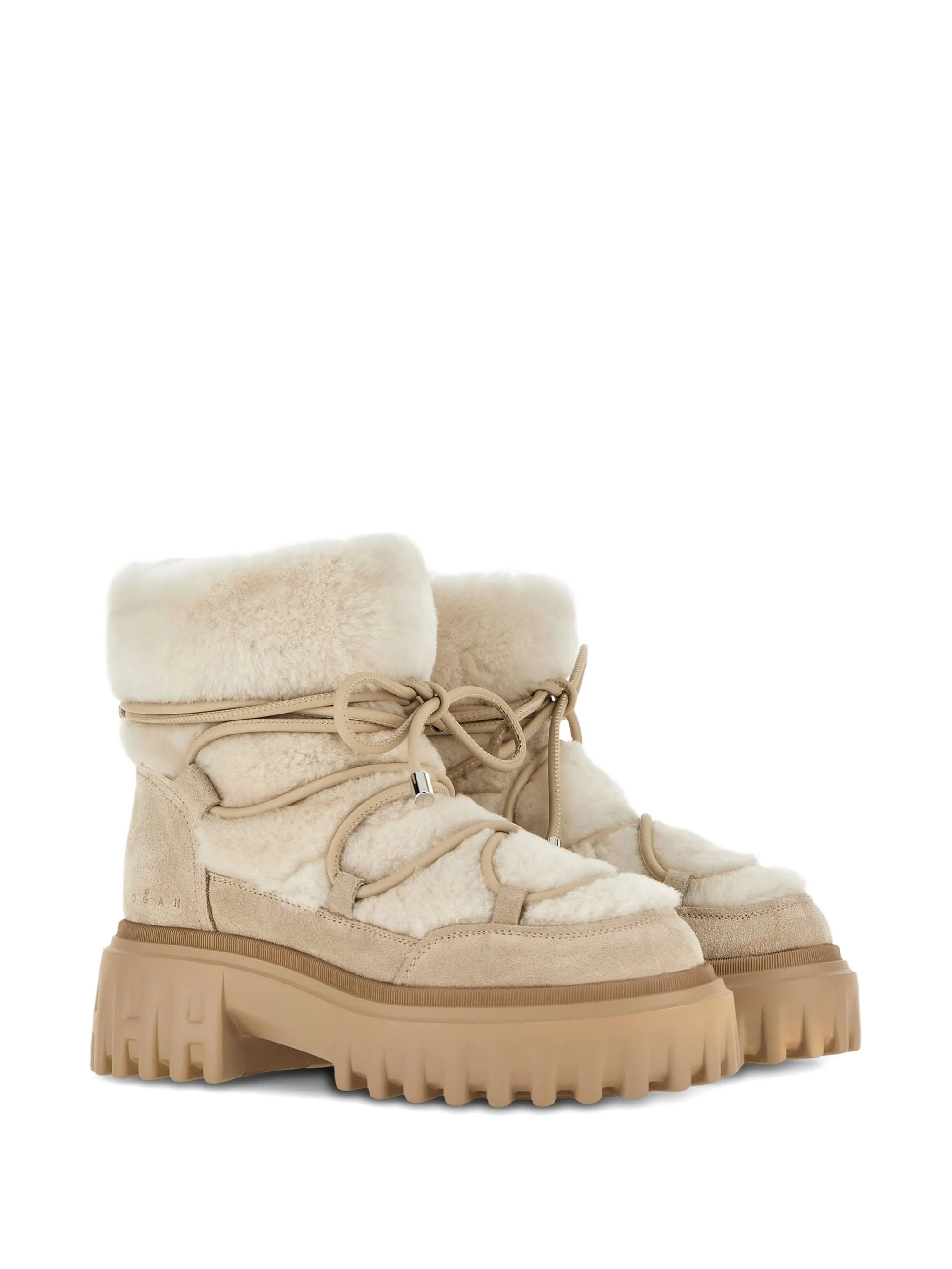 Hogan Shearling-trim Boots - 3
