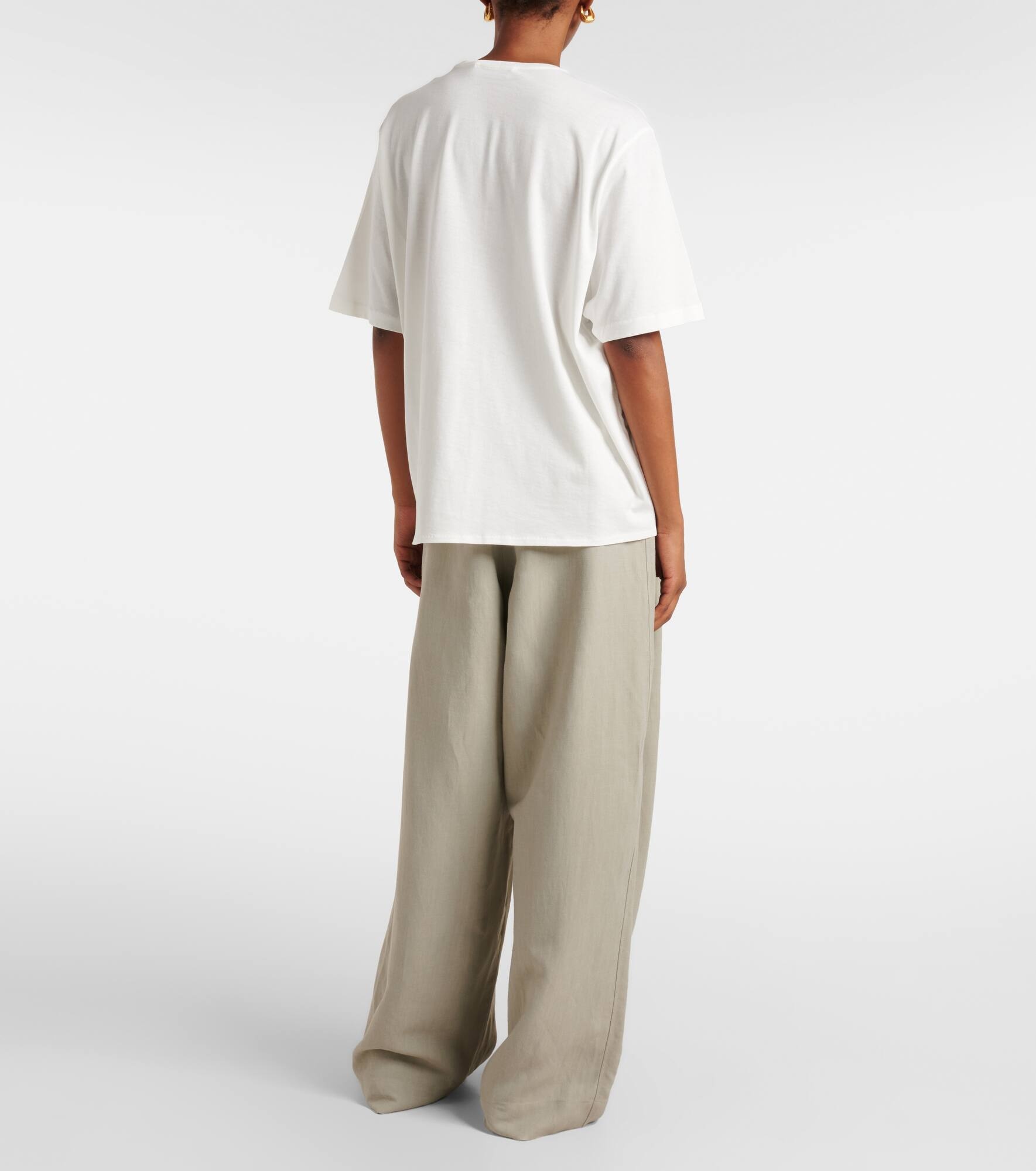 Harper cotton jersey T-shirt - 3