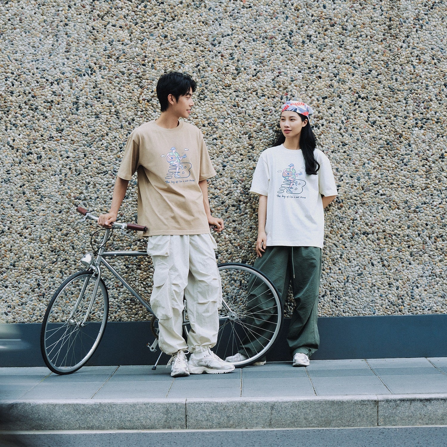 New Balance x PK Guitar Graphic T-Shirt 'Ivory' NEE26021-IV - 11
