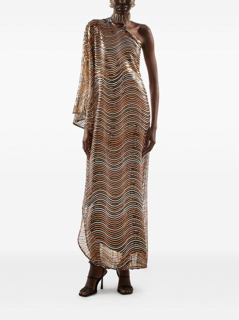 Taller Marmo Glaum one-shoulder midi dress outlook