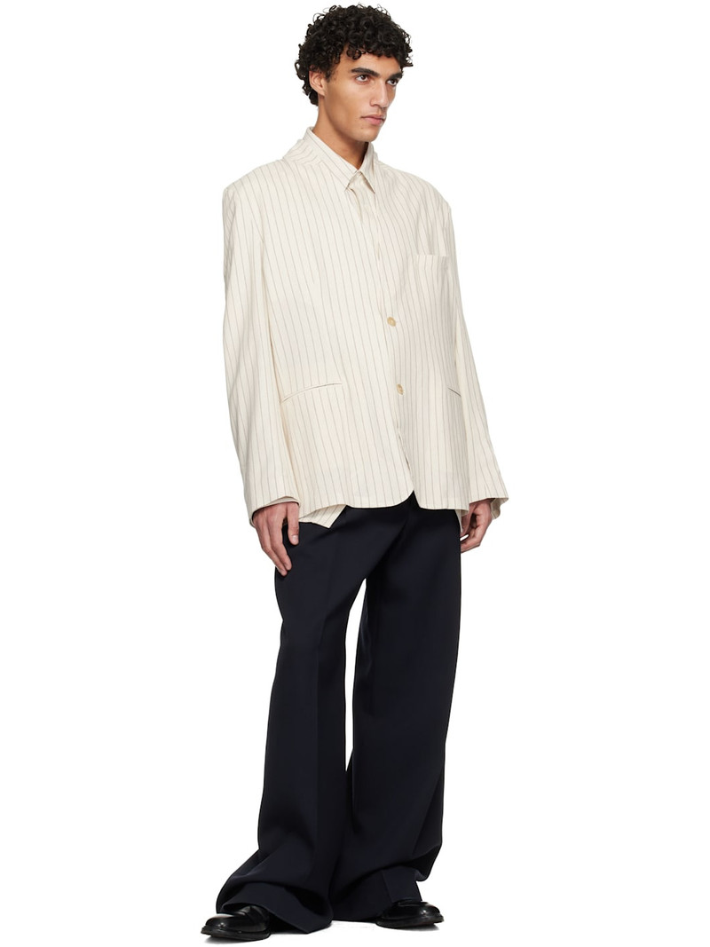 HED MAYNER Beige Linen Blazer outlook