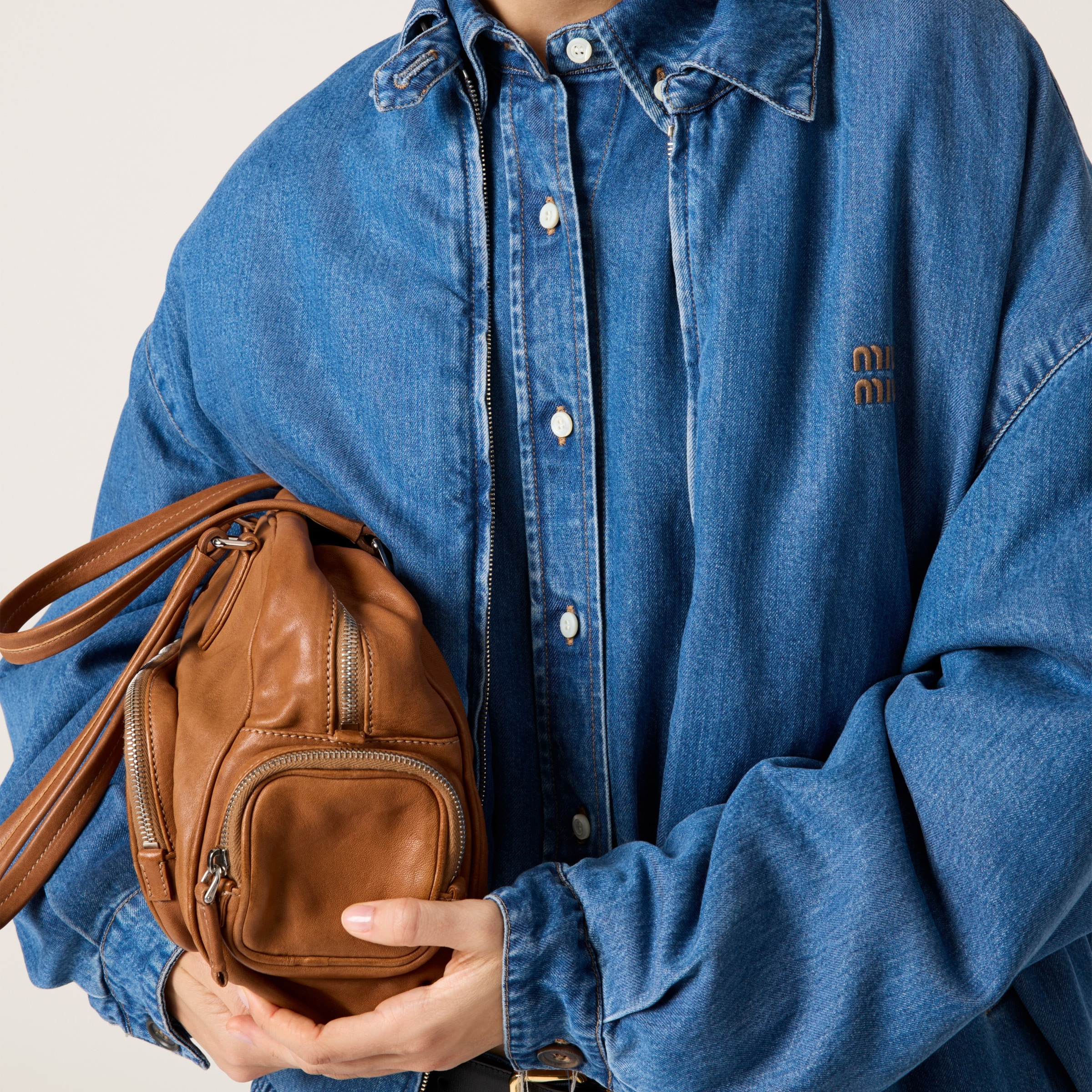 Denim down jacket - 5