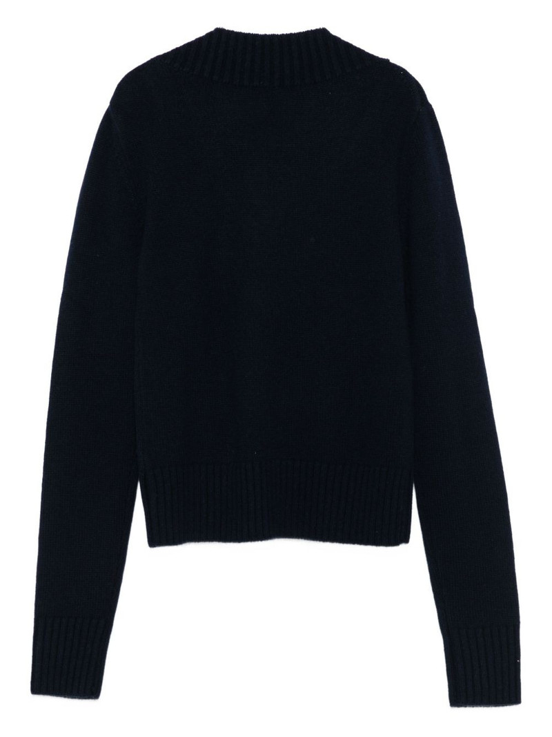 HERSKIND V-neck ribbed sweater outlook