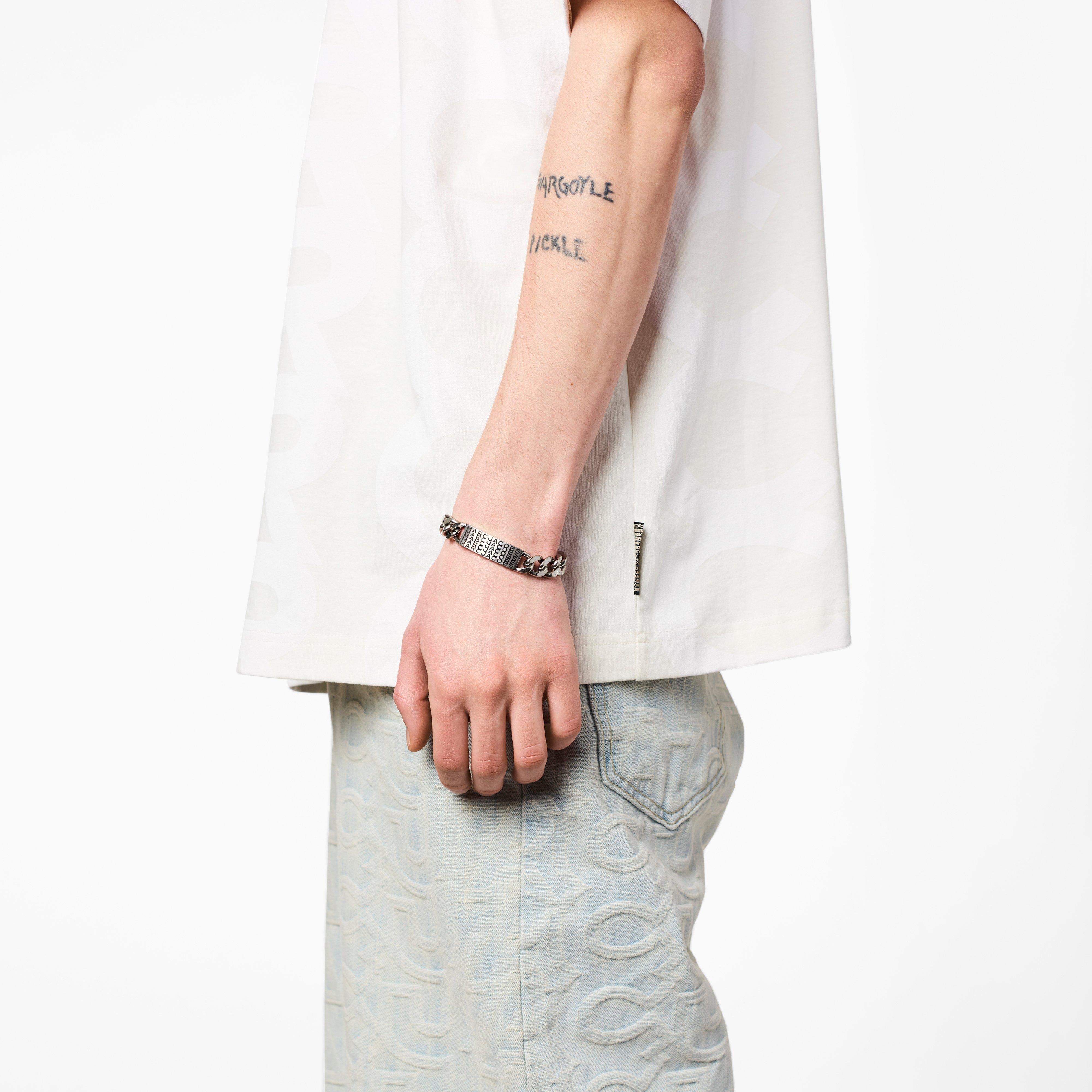 THE BARCODE MONOGRAM ID CHAIN BRACELET - 2