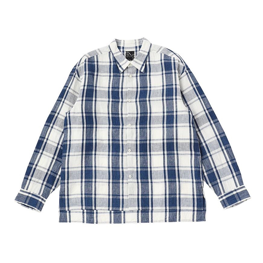 TRAVAIL SHIRT L/S (N.D.) INDIGO - 1