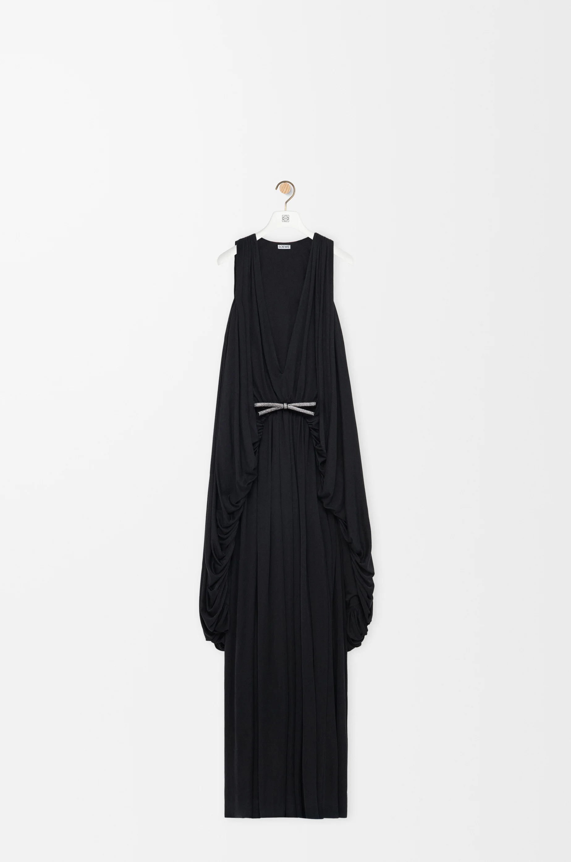 Draped dress in silk - 1