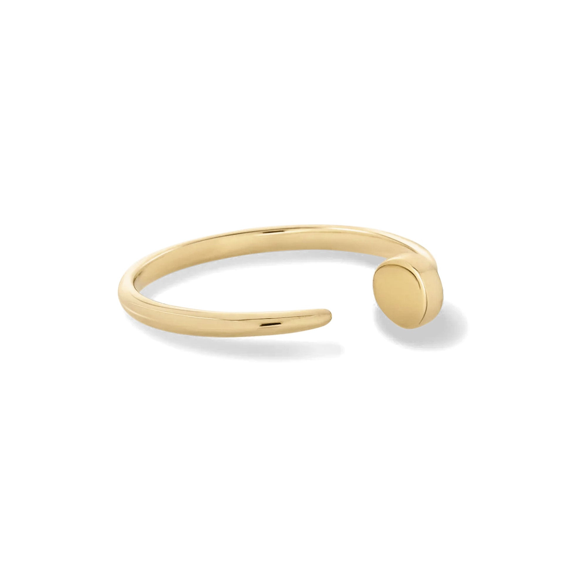 Golden Nail Ring - 3