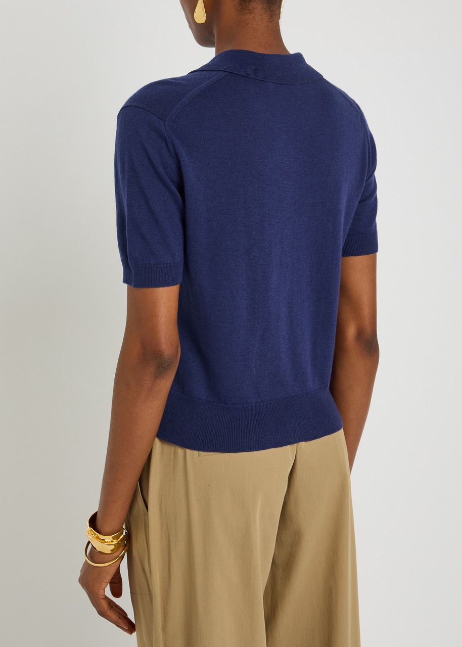 Vince Collared Wool and Cashmere-blend top - 3