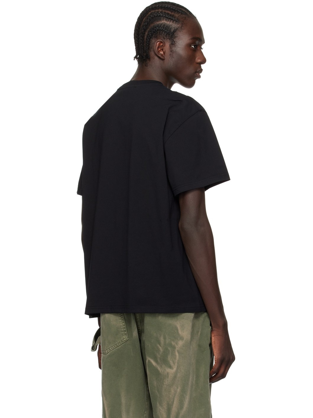 Black Anchor Patch T-Shirt - 3