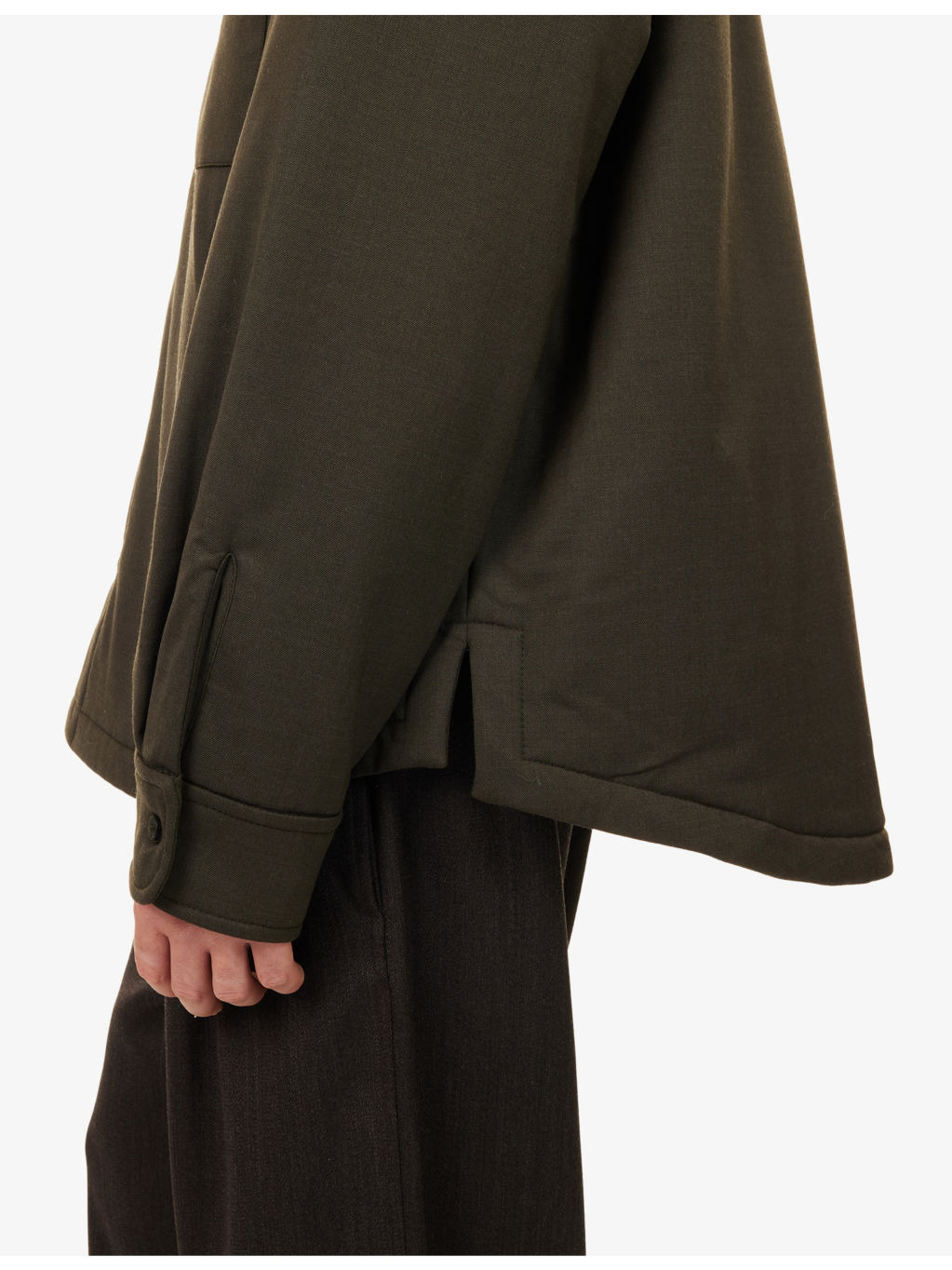 Boulanger Padded Wool Blend Overshirt - 5