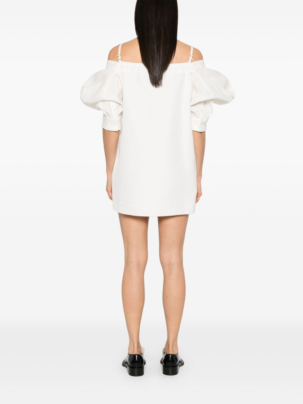 cold-shoulder mini dress - 4