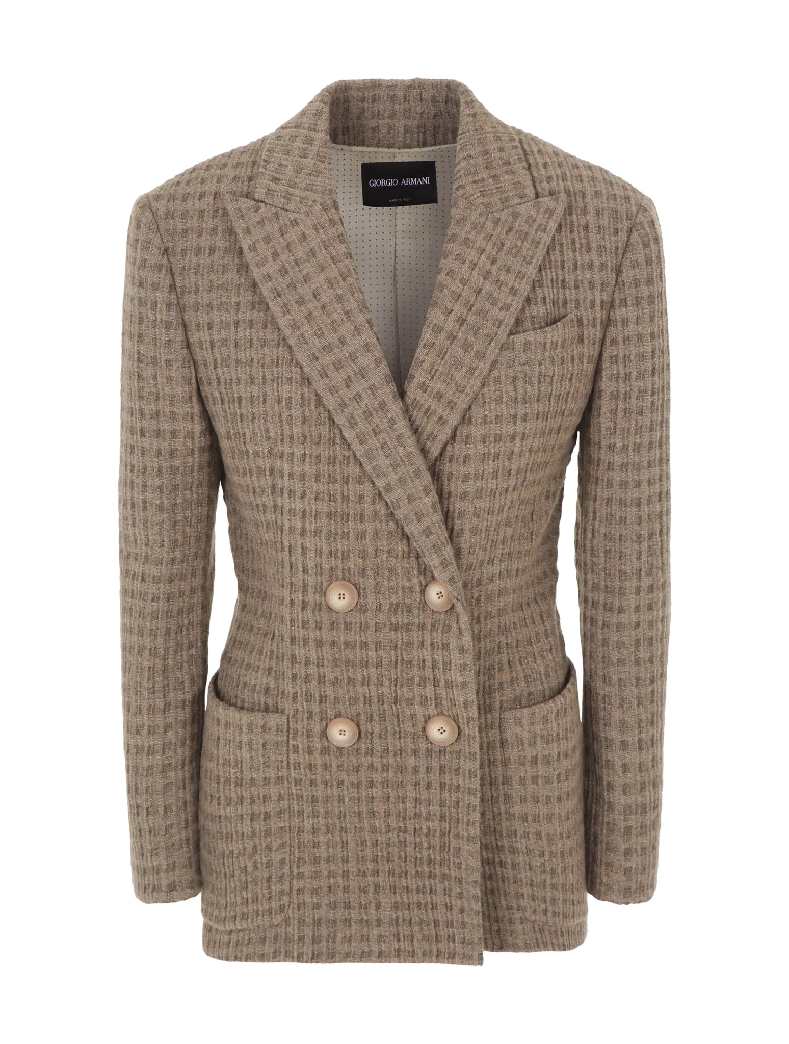 ジャケット GIORGIO ARMANI DOUBLE-BREASTED JACKET IN CASHMERE AND SILK GIORGIO ARMANI DOUBLE-BREASTED JACKET IN CASHMERE AND SILK