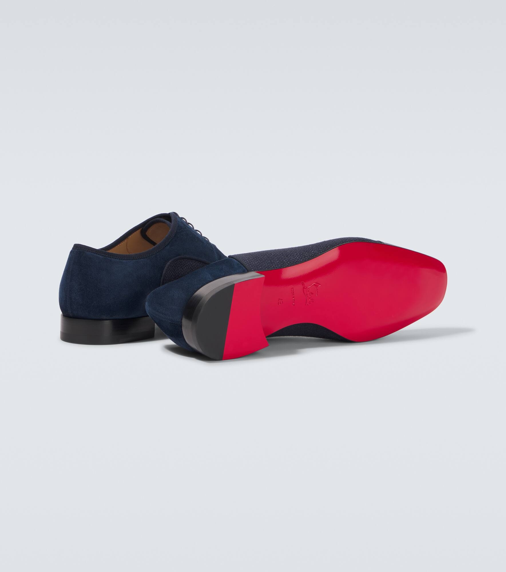 Greggo leather-trimmed Oxford shoes - 7