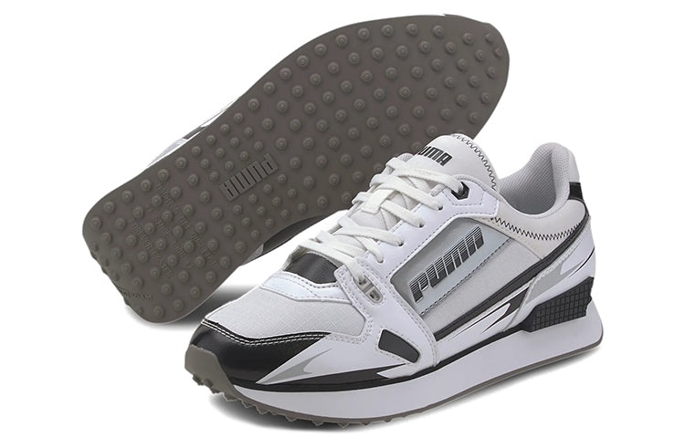 (WMNS) PUMA Mile Rider 'Sunny Getaway - White Black' 373443-05 - 5