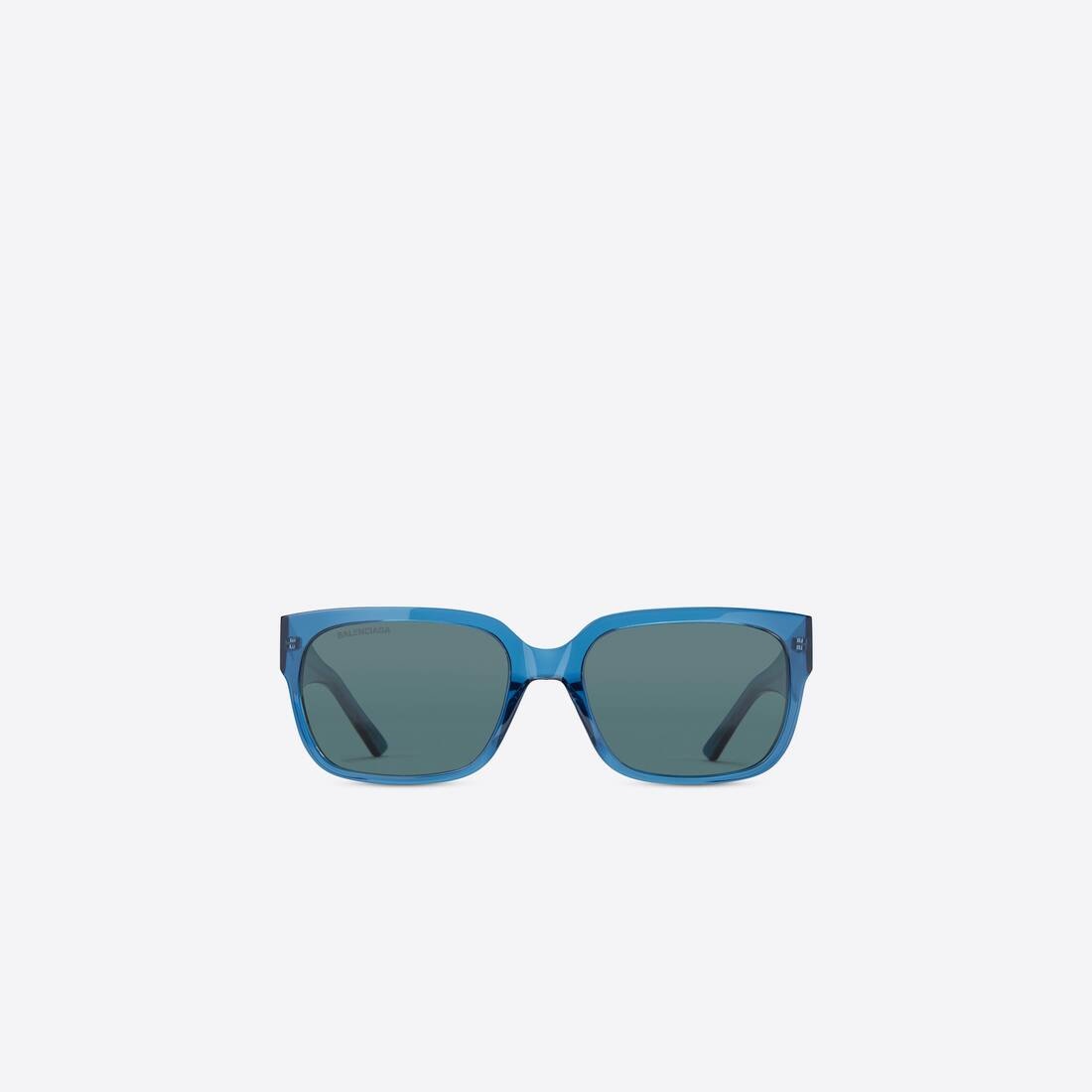 Women's Flat-d Frame Sunglasses in Blue - 1