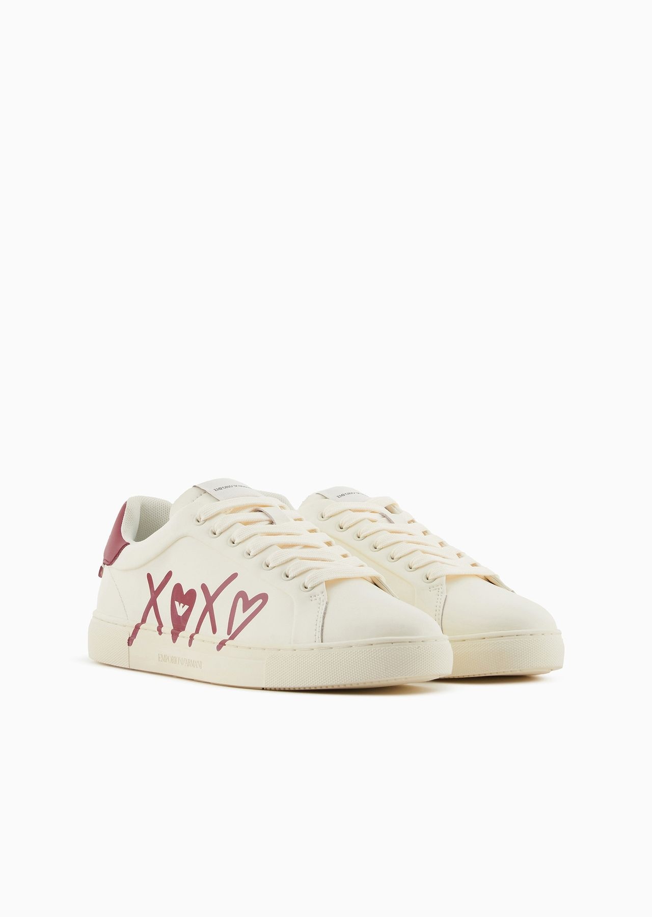 Leather sneakers with XOXO logo - 2