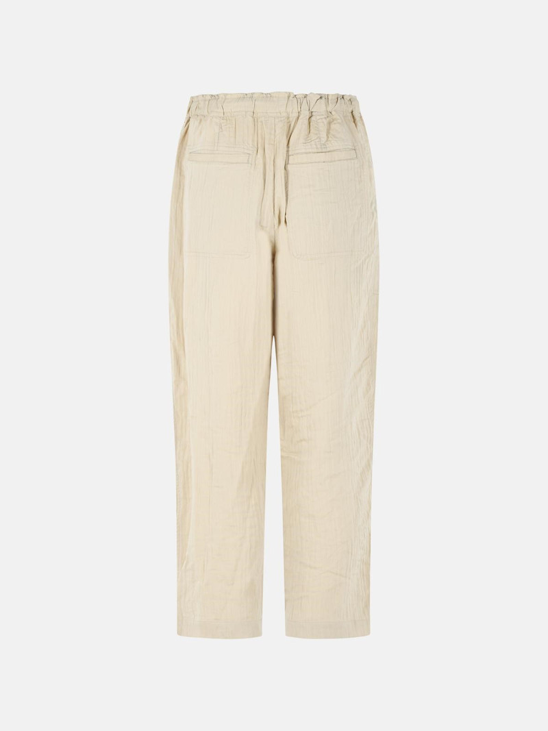 Isabel Marant Étoile 'BILNA' BEIGE COTTON BLEND PANTS outlook