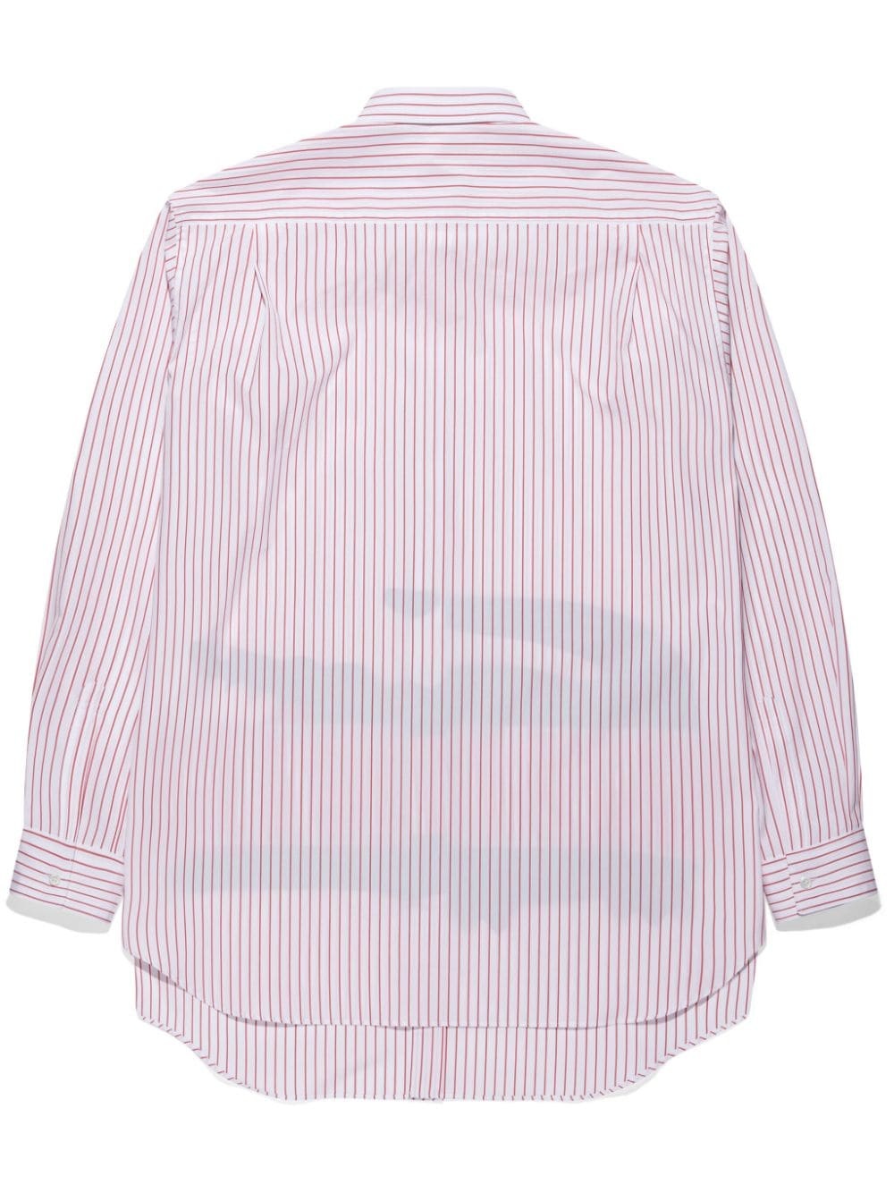 crocodile-print pinstriped shirt - 2