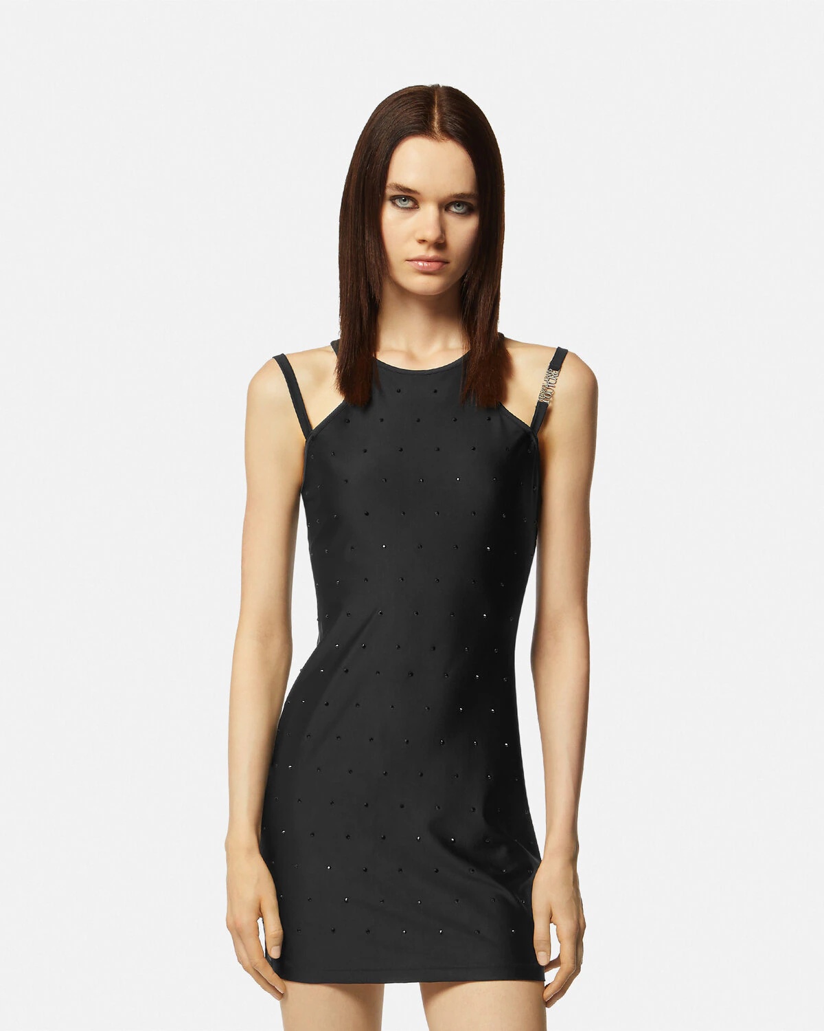 Crystal Halterneck Mini Dress - 4