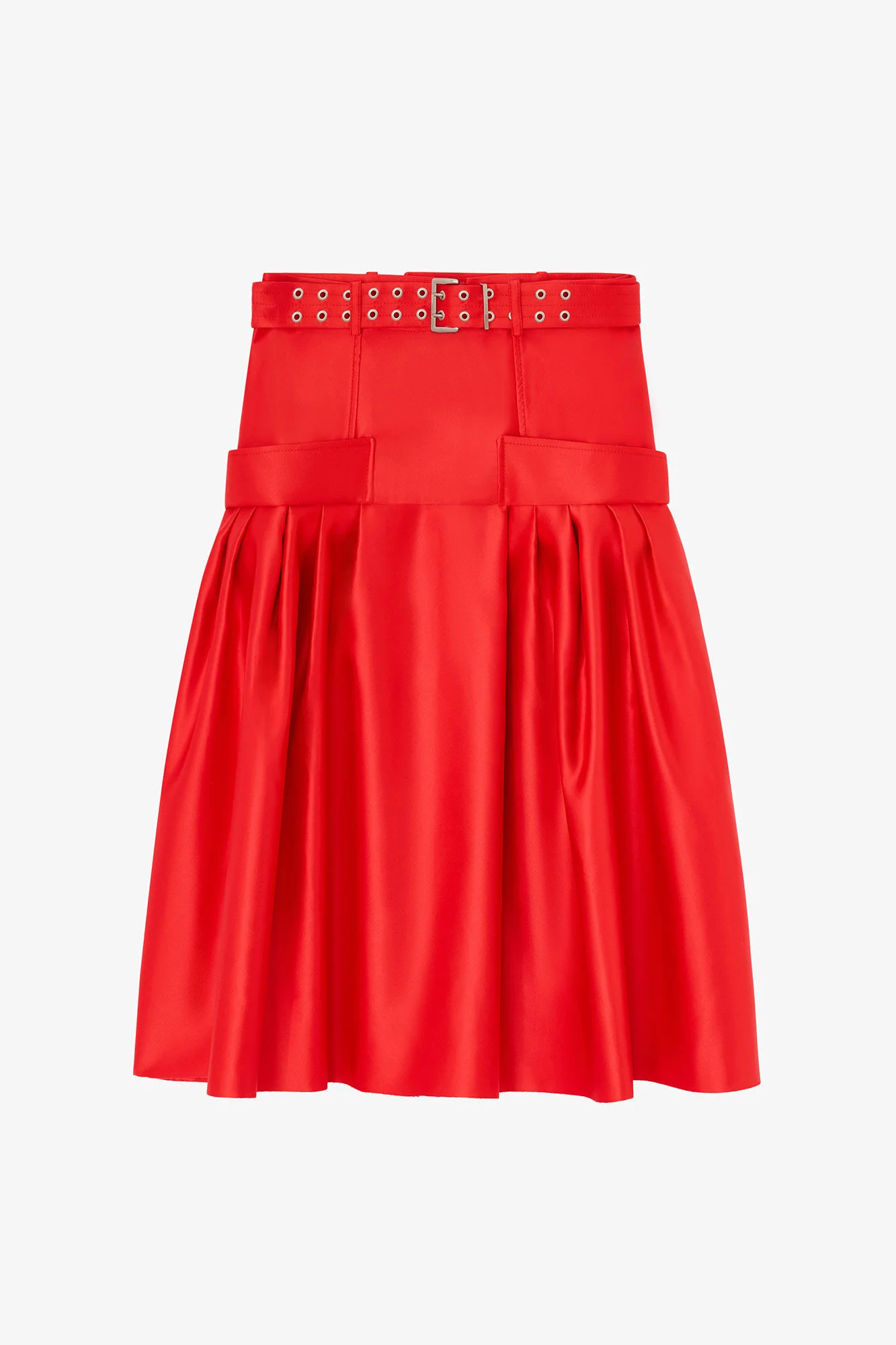 SKIRT IN DUCHESSE SATIN - 1