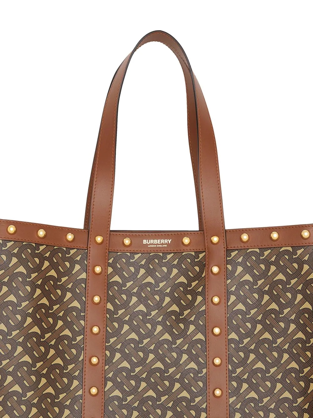 Monogram print tote - 4